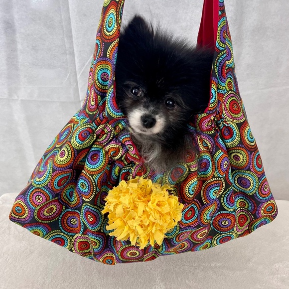 DESIGNER "FURBABY" TOTE CARRIER (NWOT) HANDMADE - Picture 1 of 11